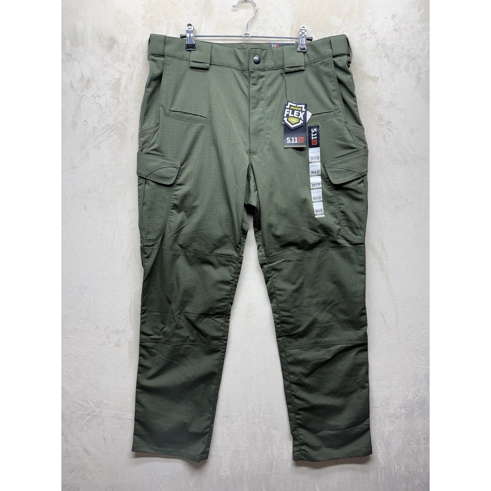 5.11 Tactical Cargo Pants Mens 34x32 Stryke Ems Flex-Tac TDU Green NWT Tactical